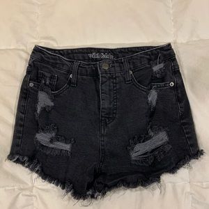 Wild Fable High-Rise Distressed Jean Shorts
